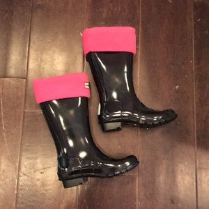 Hunter NEW never used boots with sock!